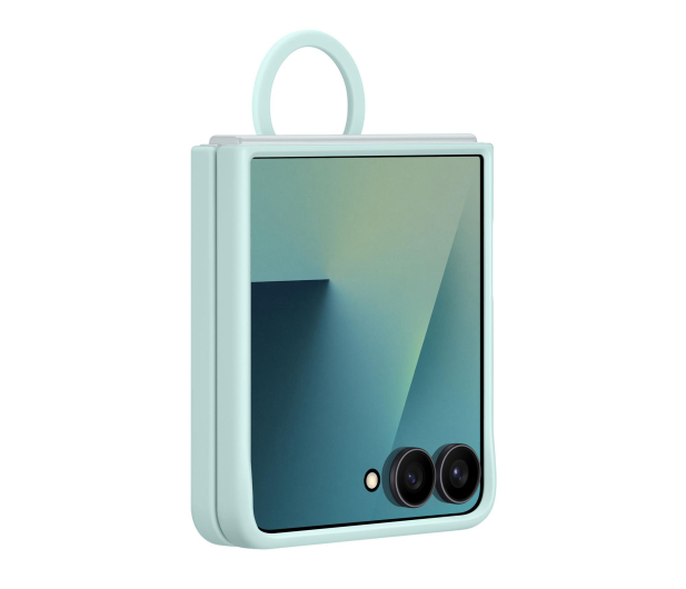 Samsung Ring Case Silicone  do Galaxy Z Flip7 light cyan - 1346820 - zdjęcie